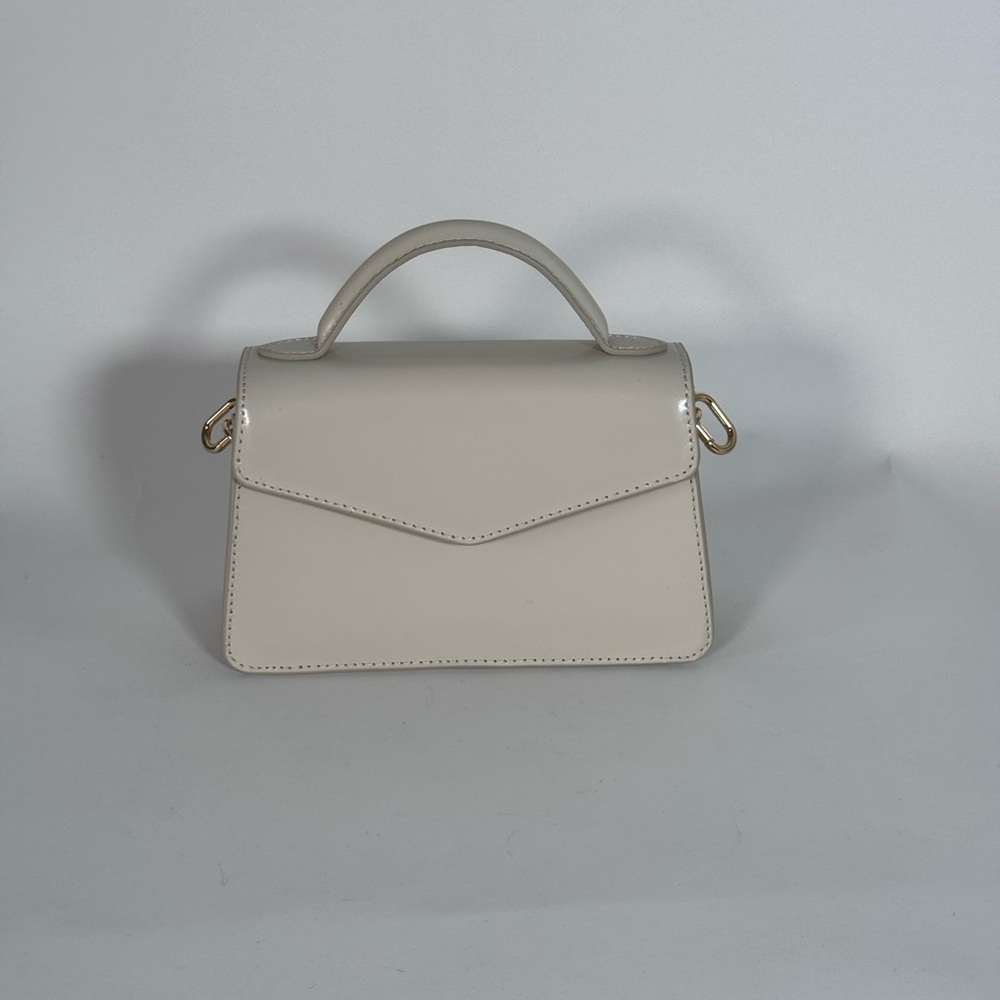 New Gracie top-handle bag in croc-embossed metallic leather - Picture 2 of 4